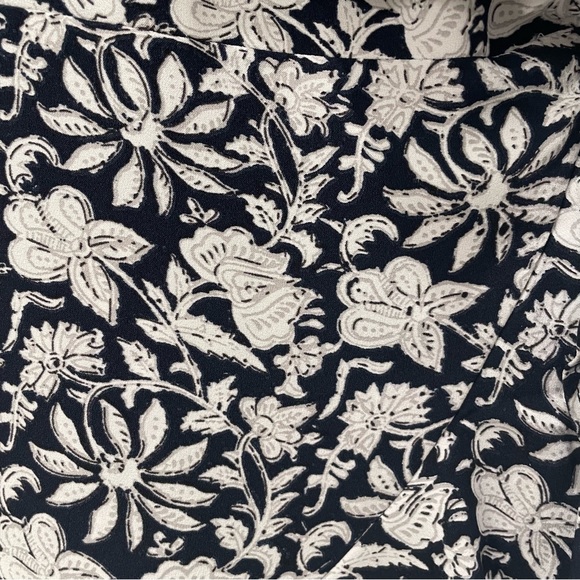 Ann Taylor LOFT Floral Wrap Dress with Ruffle V Neck - Picture 10 of 14